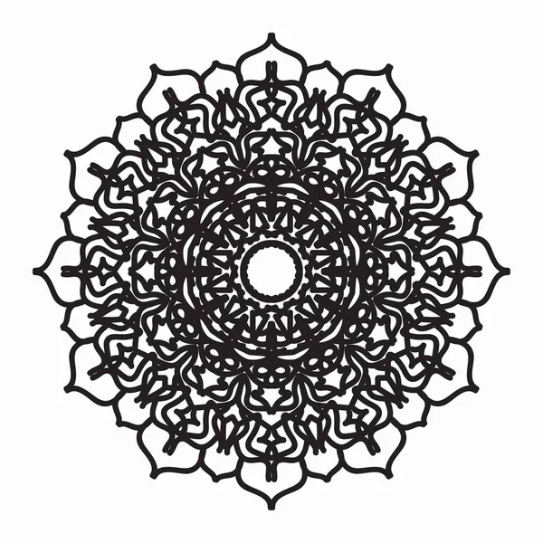 Vektör yuvarlak soyut çember. Mandala tarzı. EPS 10