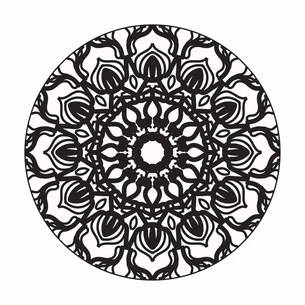 Vektorrunde Abstrakter Kreis Mandala Stil Eps — Stockvektor