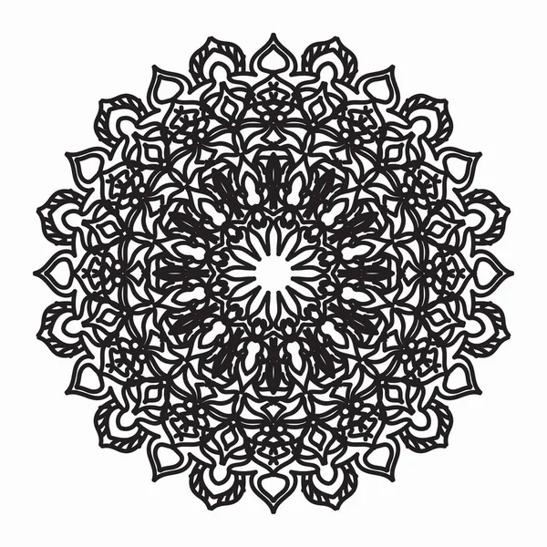 Vektör yuvarlak soyut çember. Mandala tarzı. EPS 10