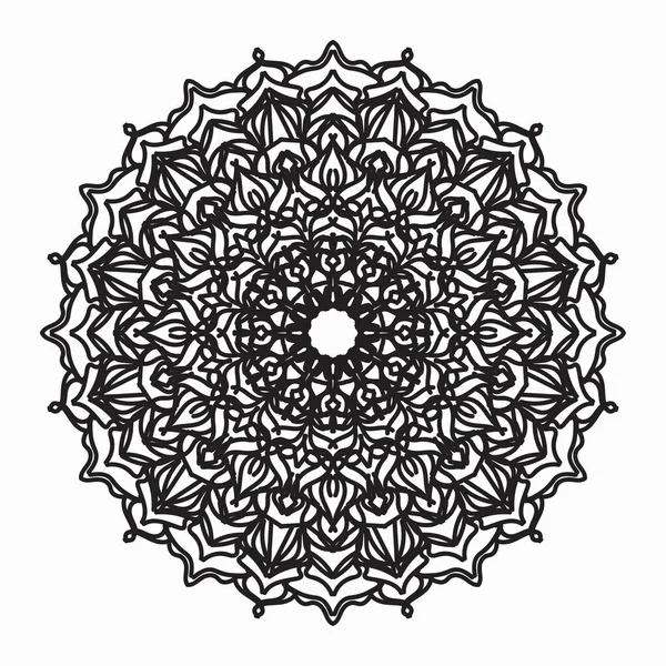 Vektör yuvarlak soyut çember. Mandala tarzı. EPS 10