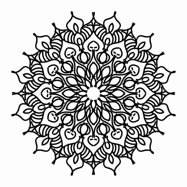 Vektör yuvarlak soyut çember. Mandala tarzı. EPS 10