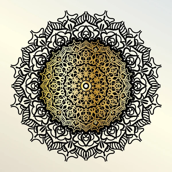 Vektör yuvarlak soyut çember. Mandala tarzı. EPS 10