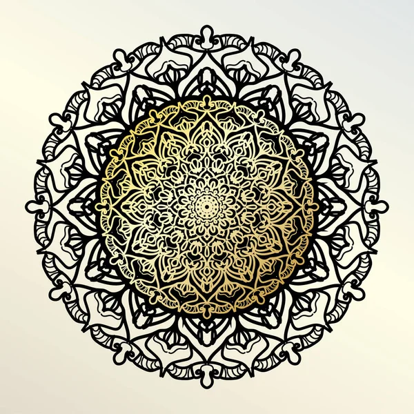 Vektör yuvarlak soyut çember. Mandala tarzı. EPS 10