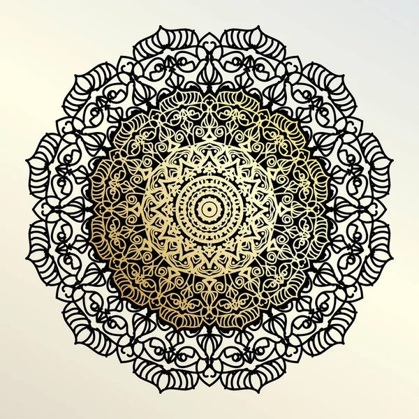 Vektör yuvarlak soyut çember. Mandala tarzı. EPS 10