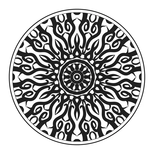 Vektör yuvarlak soyut daire. Mandala stili