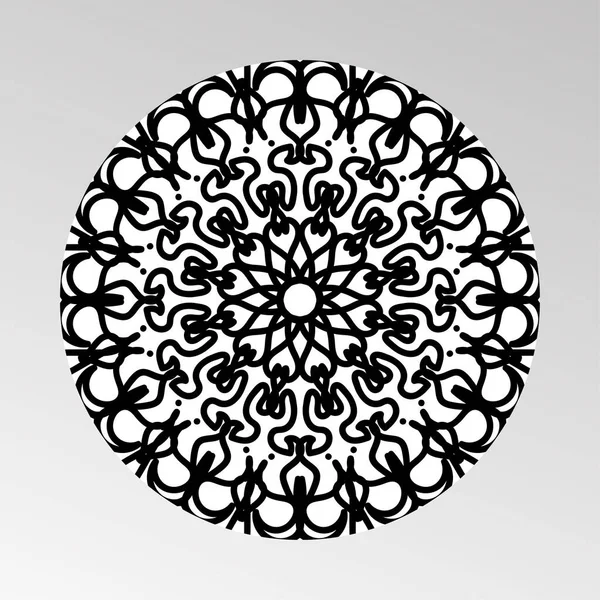 Vector Círculo Abstracto Redondo Estilo Mandala Lujo — Archivo Imágenes Vectoriales