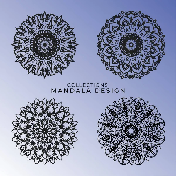 Conceito Decorativo Abstrato Mandala Ilustração —  Vetores de Stock