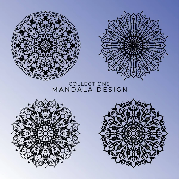 Dekorativní Koncept Abstraktní Mandala Ilustrace — Stockový vektor