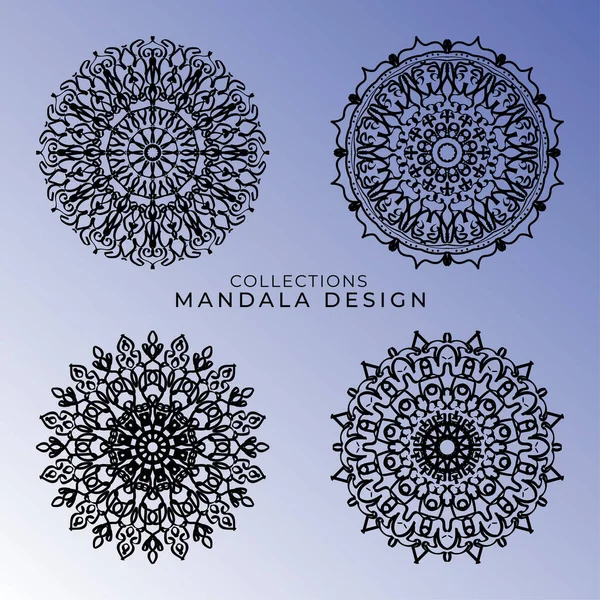 Conceito Decorativo Abstrato Mandala Ilustração —  Vetores de Stock