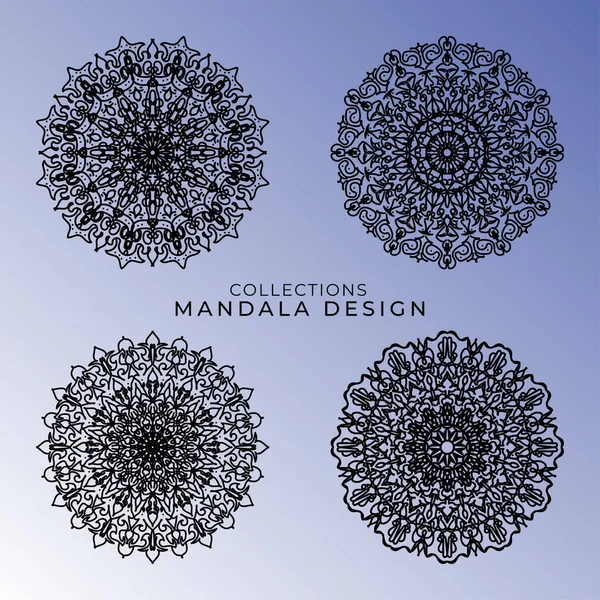 Conceito Decorativo Abstrato Mandala Ilustração —  Vetores de Stock