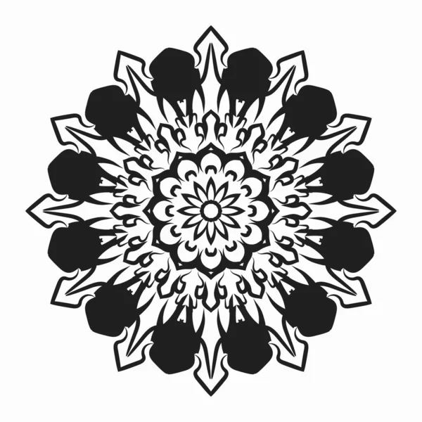 Concepto Decorativo Abstracto Mandala Ilustración — Archivo Imágenes Vectoriales