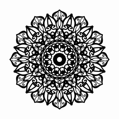 Dekoratif konsept soyut mandala çizimi
