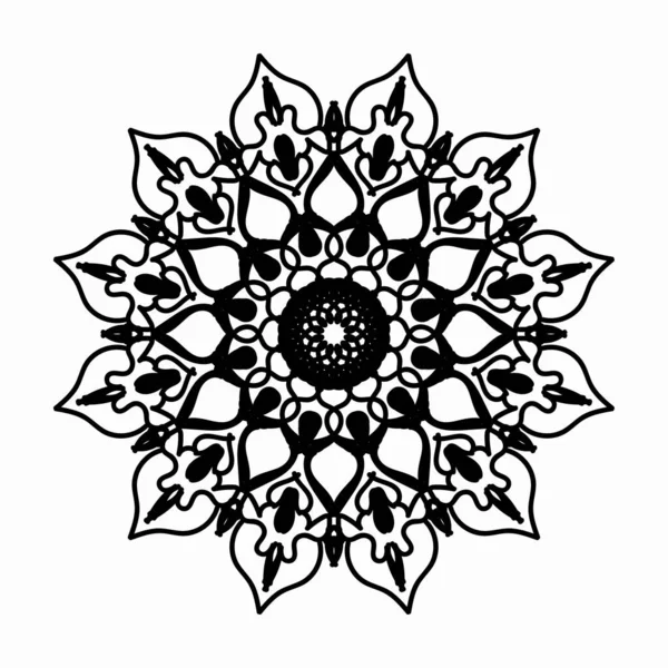 Concepto Decorativo Abstracto Mandala Ilustración — Archivo Imágenes Vectoriales