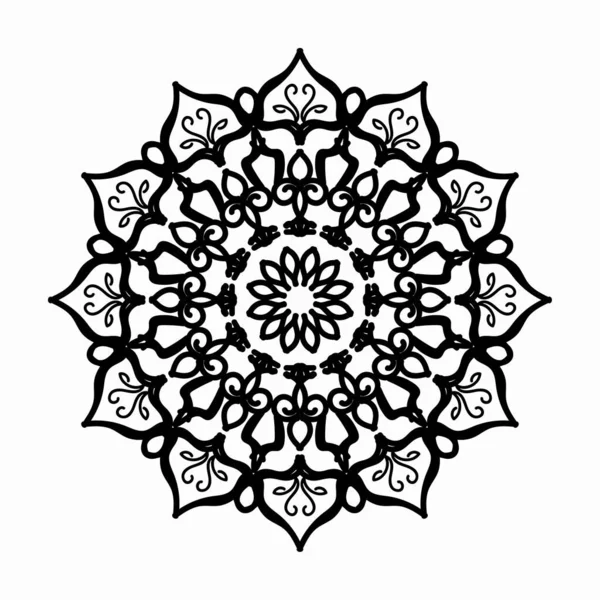 Dekoratif konsept soyut mandala çizimi