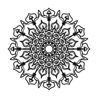 Orijinal Retro Indian Mandala Elementleri