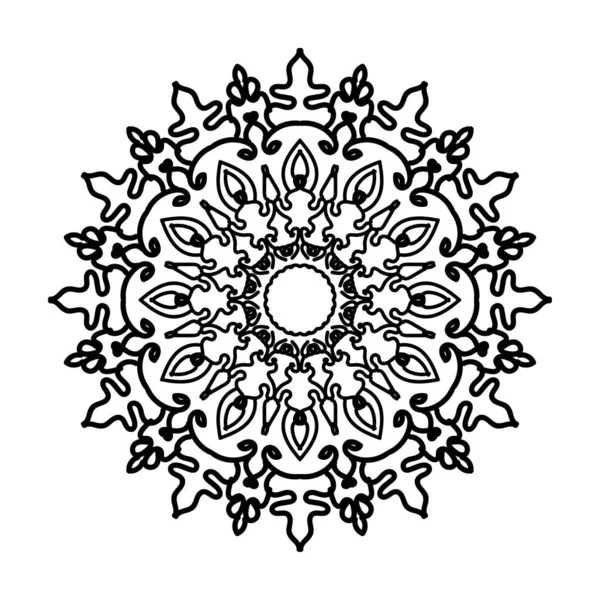 Original Retro Indian Mandala Elements — Stock Vector