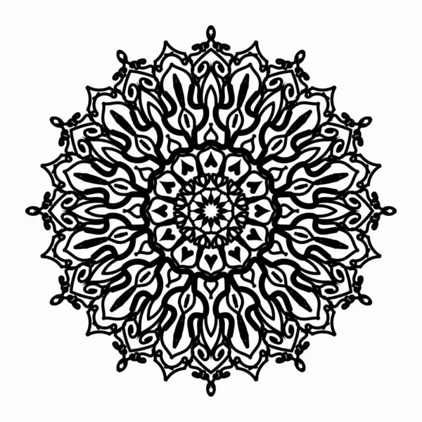 Mandala Vector Element Rond Ornament Decoratie — Stockvector