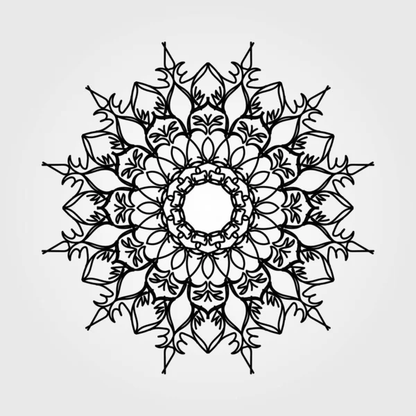 Decorative Concept Abstract Mandala Illustration — Stock Vector