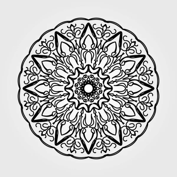 Decorative Concept Abstract Mandala Illustration — Stock Vector