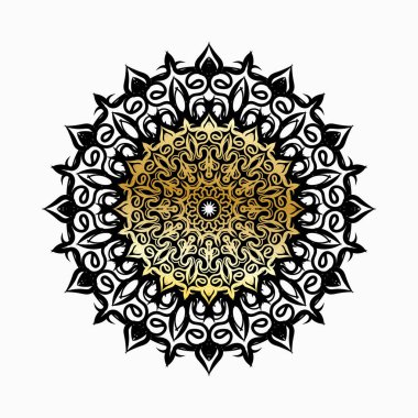 Lüks Hindistan Süslü Mandala Tasarımı