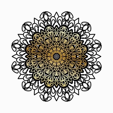 Lüks Hindistan Süslü Mandala Tasarımı