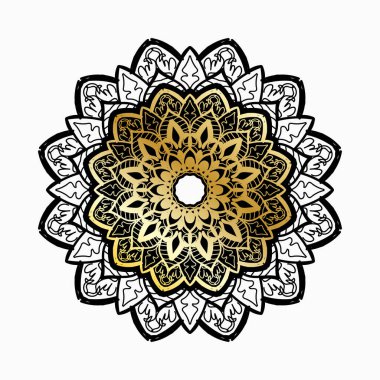 Lüks Hindistan Süslü Mandala Tasarımı