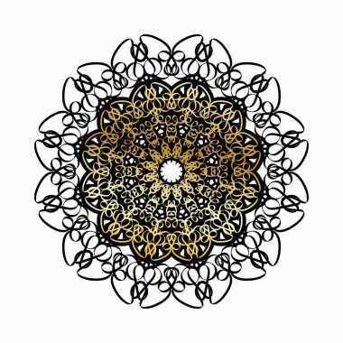 Lüks Hindistan Süslü Mandala Tasarımı