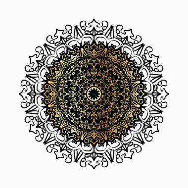 Lüks Hindistan Süslü Mandala Tasarımı