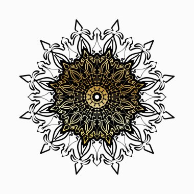 Lüks Hindistan Süslü Mandala Tasarımı