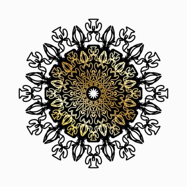 Lüks Hindistan Süslü Mandala Tasarımı