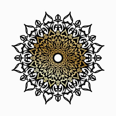 Lüks Hindistan Süslü Mandala Tasarımı