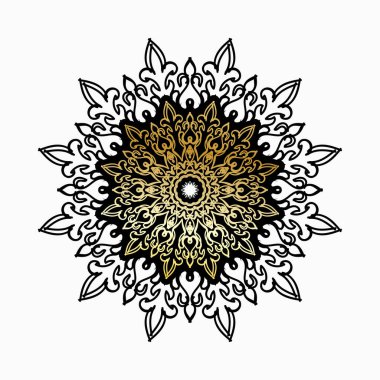 Lüks Hindistan Süslü Mandala Tasarımı