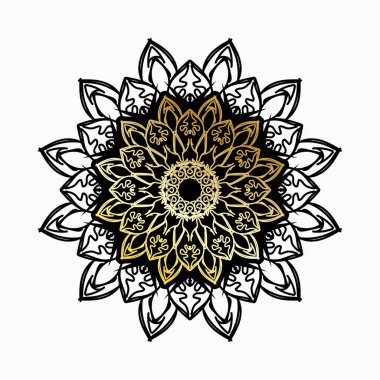 Lüks Hindistan Süslü Mandala Tasarımı