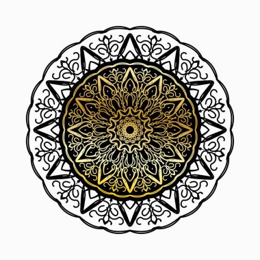 Lüks Hindistan Süslü Mandala Tasarımı