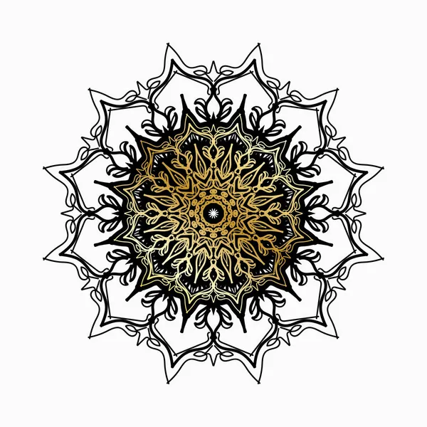 Diseño Mandala Indio Ornamental Lujo — Vector de stock