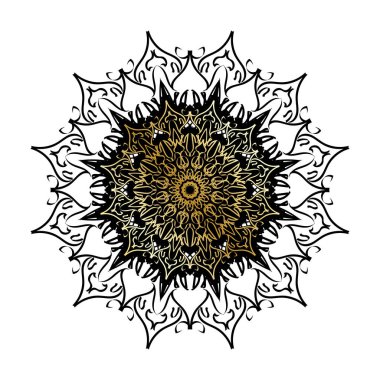 Lüks Hindistan Süslü Mandala Tasarımı