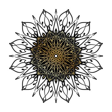 Lüks Hindistan Süslü Mandala Tasarımı