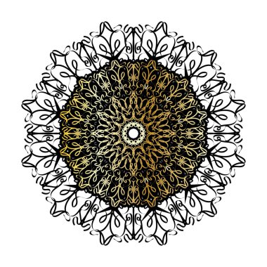 Lüks Hindistan Süslü Mandala Tasarımı