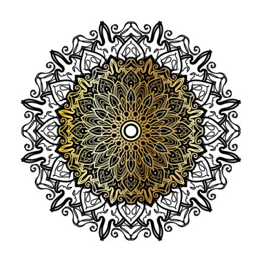 Lüks Hindistan Süslü Mandala Tasarımı