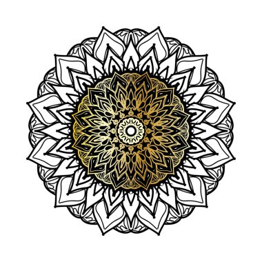 Lüks Hindistan Süslü Mandala Tasarımı