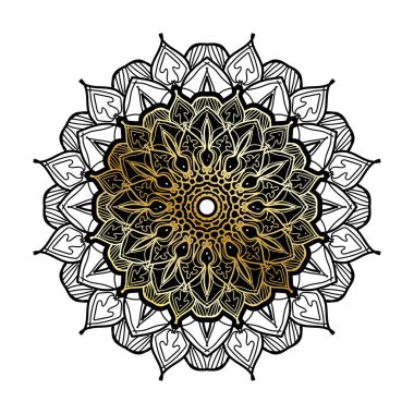 Lüks Hindistan Süslü Mandala Tasarımı