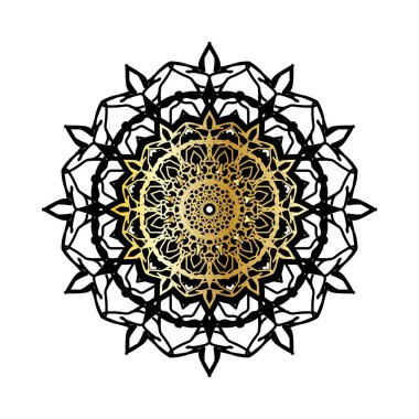 Lüks Hindistan Süslü Mandala Tasarımı.