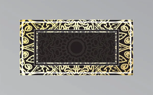 Diseño Mandala Indio Ornamental Lujo — Vector de stock