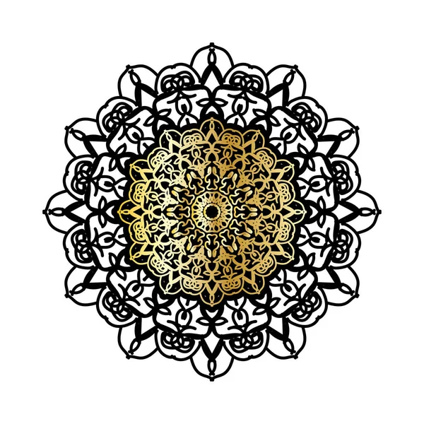 Luxe Ornemental Indien Mandala Design — Image vectorielle
