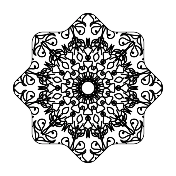 Mooie Mandala Sterren — Stockvector