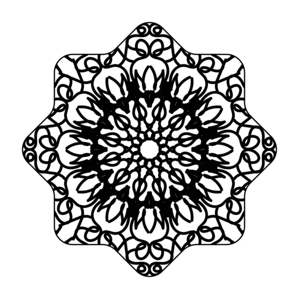 Mooie Mandala Sterren — Stockvector