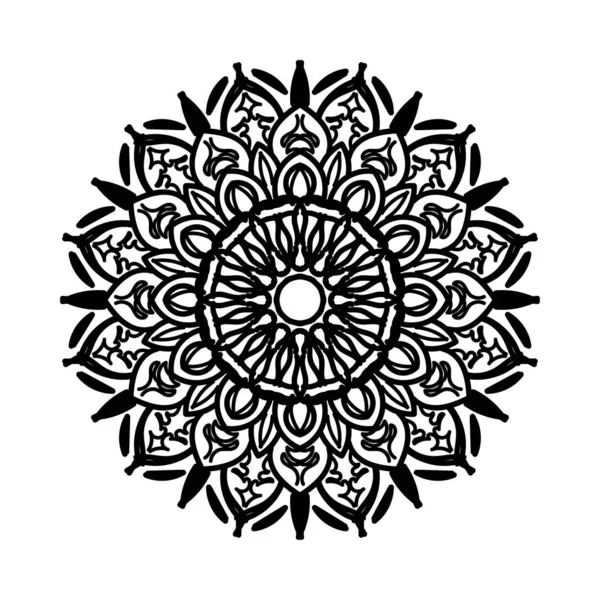 Concepto Decorativo Abstracto Mandala Ilustración — Archivo Imágenes Vectoriales