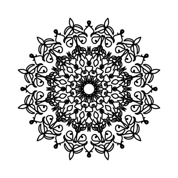 Dekoratif konsept soyut mandala çizimi.