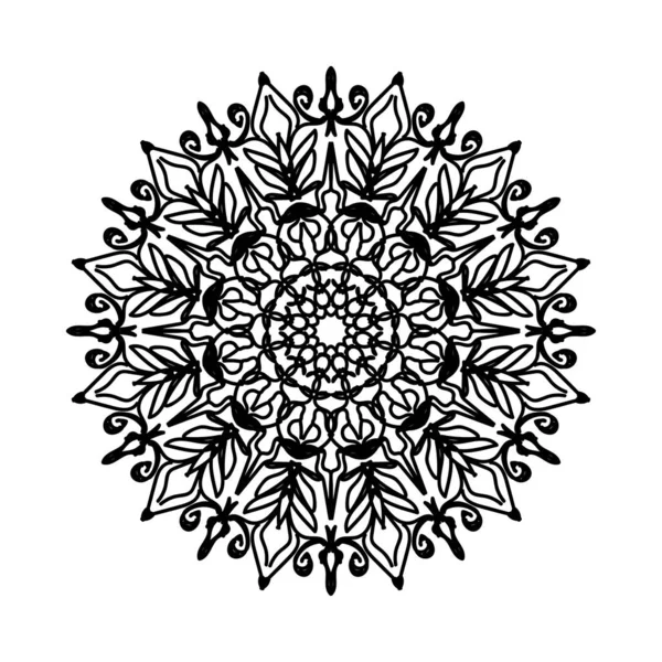 Conceito Decorativo Abstrato Mandala Ilustração —  Vetores de Stock