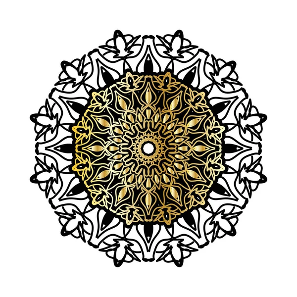 Concetto Decorativo Astratto Mandala Illustrazione — Vettoriale Stock